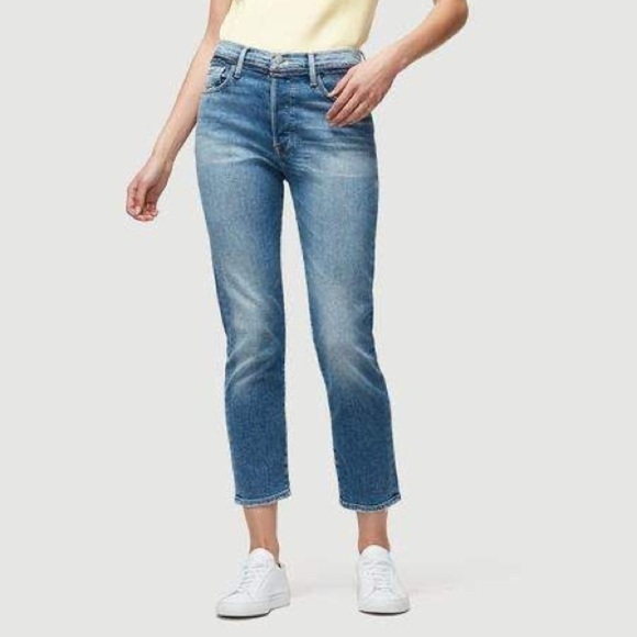 FRAME Le Original High Rise Straight Leg Jean - Picture 1 of 12